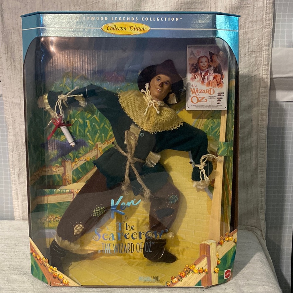 The Wizard of Oz~Ken Doll as The Scarecrow~Hollywood Legends Collector Edition
